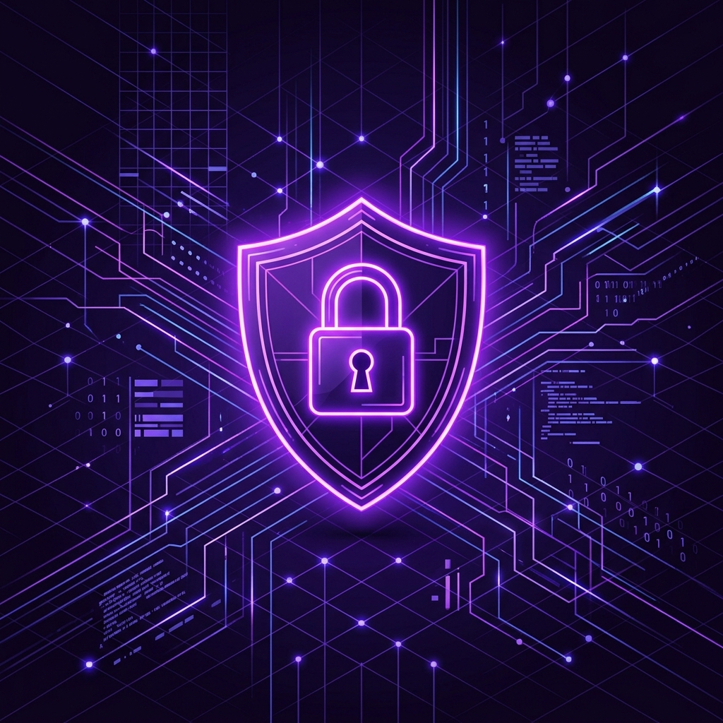 Security, lock, and privacy protection illustration
